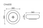 Умывальник CeramicaNova Element CN6050MC