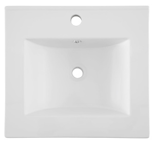 Умывальник Aquanet Flat 50 / 60 / 70 / 80 / 90 / 100 белый матовый, 101х47, белый матовый