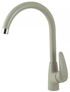 Смеситель для кухонной мойки Lemark Linara LM0405PGR / LM0405PGS, серый шелк