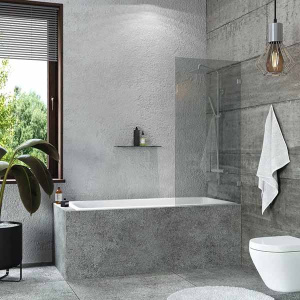 Душевая шторка на ванну Benetto BEN_405_SL_C, 70х140, прозрачный