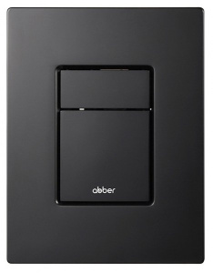 Кнопка для инсталляции Abber AC0123MB, черный матовый