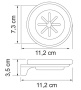Мыльница Wasserkraft Kammel K-8329WHITE