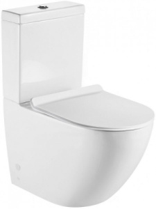 Напольный унитаз BelBagno Amanda BB051CPR безободковый, белый