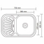 Кухонная мойка Ledeme L67549-6
