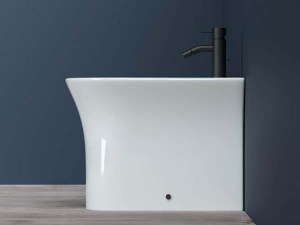 Напольное биде CeramicaNova Star CN1906 с донным клапаном