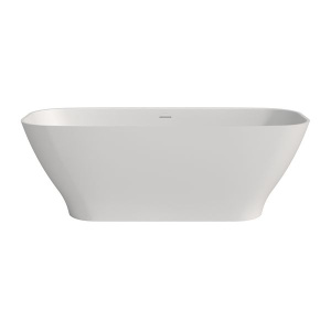 Ванна из искусственного камня Whitecross Clover белый матовый Solid Surface