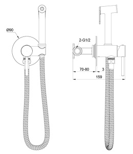 Набор смесителей Oliveeka OL-829902+88239017-MB