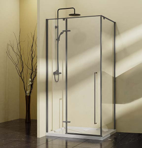 Душевой уголок Vincea Slim-N VSR-5SN9090CLGM / VSR-5SN1010CLGM, 90х90, прозрачный