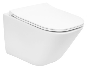 Комплект инсталляции Viega Prevista Dry 792855 с кнопкой и подвесным унитазом Roca The Gap CleanRim 34647L000 Slim Soft Close