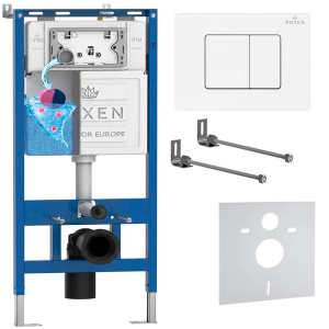 Комплект инсталляции 4 в 1 Roxen StounFix Dual Fresh 868402 с аромадозатором