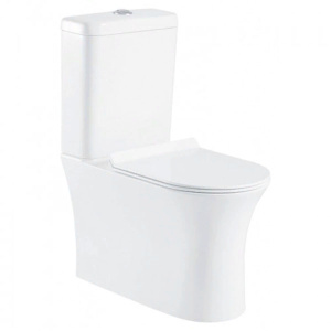 Напольный унитаз BelBagno Ancona BB1224CPR-P безободковый, белый