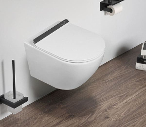 Подвесной унитаз Cerutti Sella Aria Tornado Plus CT9956 безободковый с сиденьем Soft Close