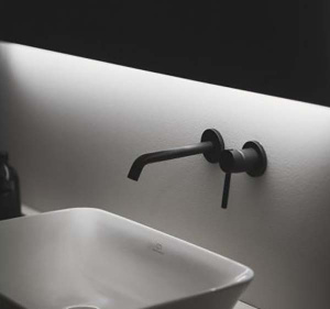 Смеситель встраиваемый Ideal Standard Ceraline Black A6938XG (1 функция) наружная часть, черный