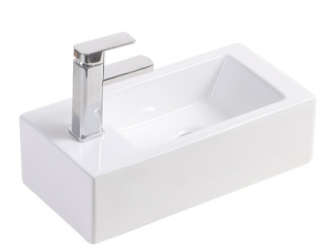 Умывальник Aquaceramika Artis AC043 R / L, 50х25 левый, белый