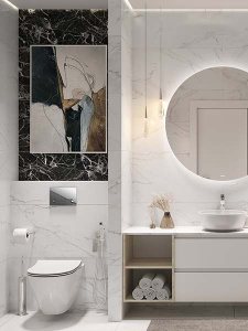 Комплект инсталляции Cersanit Vector с кнопкой Estetica 64110 и унитазом City Smart CO DPL EO slim