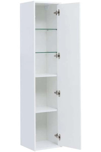 Пенал Aquanet Lino (Flat) 35 белый глянец