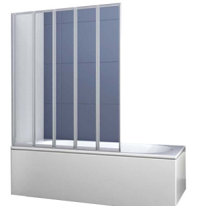 Душевая шторка на ванну Vincea VSB-32120CL, 120х140, прозрачный