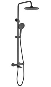 Душевая стойка Rose R3936H / R3936T, черный