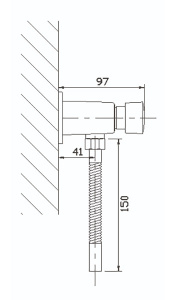 Сливной вентиль для писсуара Haiba HB33001