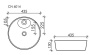 Умывальник CeramicaNova Element CN6014