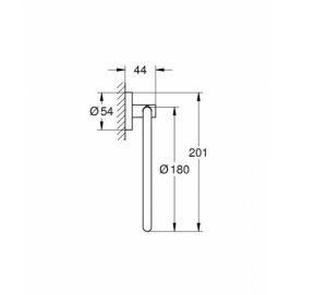 Держатель для полотенец Grohe Essentials 40365001
