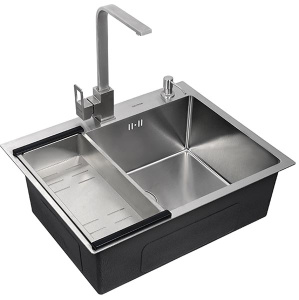 Кухонная мойка Avina Zepein ZP6048 с коландером и дозатором