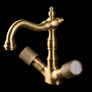 Смеситель для умывальника Boheme Royal Crystal 312-Royal/CRST