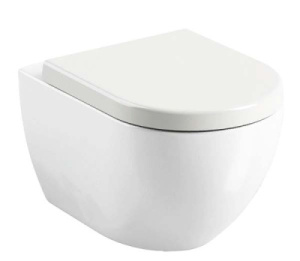 Подвесной унитаз Ravak Uni Chrome Rim (с крышкой SoftClose), белый