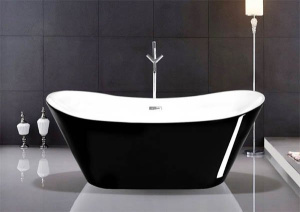 Акриловая ванна Calani Lotus White Black