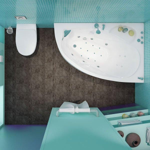 Гидромассажная ванна Triton Кайли премиум Flat, 150х100