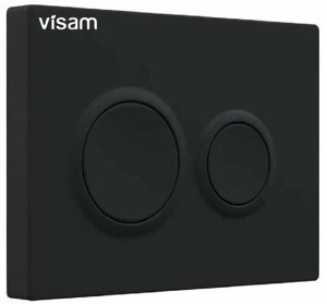 Кнопка для инсталляции Visam O5 черный Soft Touch