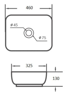 Умывальник Aquaceramika Rio A426