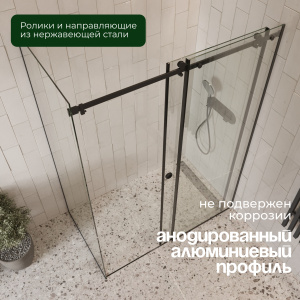 Душевой уголок Benetto BEN_501_BL_C, 120х90, прозрачный