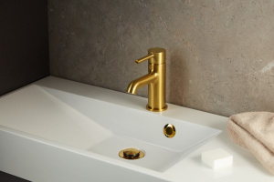 Смеситель для умывальника Armatura Moza Gold 5032-815-31