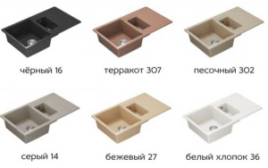 Кухонная мойка Polygran Argo-760, 76х51, серый