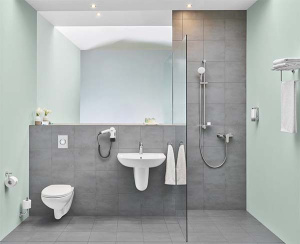Комплект инсталляции Grohe Solido 5 в 1 с подвесным унитазом Bau Ceramic 39415000