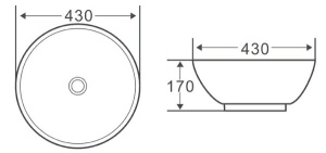 Умывальник BelBagno BB1077