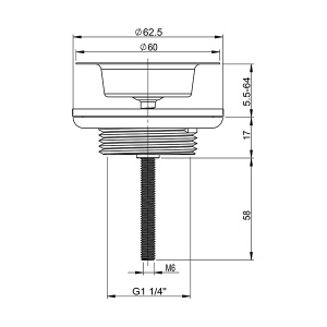 Выпуск для умывальника Wellsee Drainage System 182145000