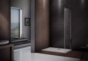Душевая дверь Good Door Saturn WTW-C-CH, 110х185, прозрачный
