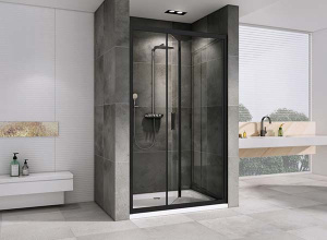 Душевая дверь Abber Sonnenstrand AG07090B / AG07100B / AG07120B, 100х195, прозрачный