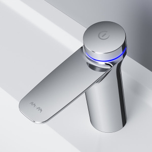 Смеситель для умывальника AM.PM Inspire V2.0 F50A82400 электронный с донным клапаном