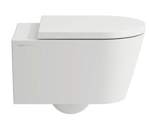 Подвесной унитаз Laufen Kartell Rimless 8.2033.6.000.000.1 безободковый, белый