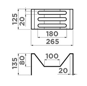 Корзина для кухонной мойки Omoikiri FG-02-GM для DRY-01/02