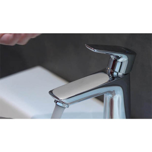 Смеситель для умывальника Hansgrohe Talis E 71710000 с донным клапаном