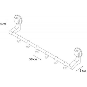 Держатель для полотенец Fixsen Element GR-7077