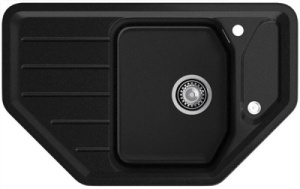 Кухонная мойка GranFest Corner C-800E, 79х49, черный