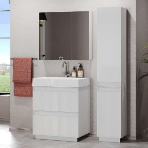 Умывальник Belux Берн Бн-800 белый матовый Solid Surface