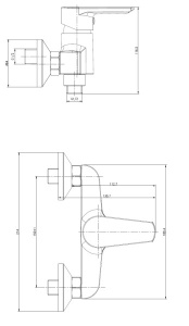 Смеситель для душа Cersanit Vero 63062