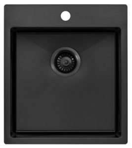 Кухонная мойка Zorg ZRE 4551 / ZRE 5551 / ZRE 7951 graphite, 45х51, графит