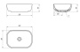 Умывальник Cersanit Moduo 50 Square 63570